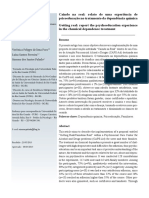 Caindo na real: relato de uma experiência de psicoeducação no tratamento da dependência química