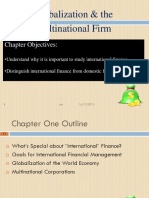 Globalization & The Multinational Firm: Chapter Objectives