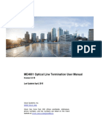 Cisco ME4601 OLT User Manual V3 4-10 PDF