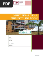 Mjiit Final Year Project Log Book: Name: Student ID: FYP Title