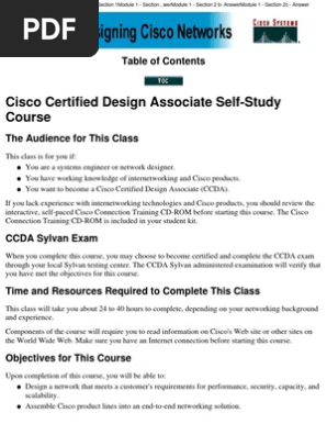 Ccda Self Study Guide | Network Switch | Cisco Certifications - 