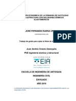 Comparación Económica de La Demada de Ductilidad de Estructuras Con Aisladores Sísmicos Elastoméricos