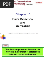 Error Detection and Correction