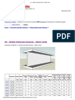 UC - British Universal Columns - Metric Units