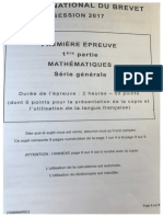 Brevet Maths 2017 Centres Etrangers