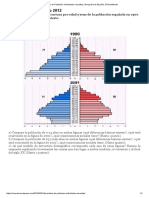 Pirámides de Población. Actividades Resueltas - Geografía de España. 2º Bachillerato