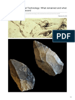 Aggsbach - De-Pre-Neanderthal Technology What Remained and What Was Lost in The Record