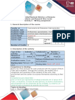 Assignment 4. Writing Session - Unit 1,2 and 3. Activity Guide and Evaluation Rubric