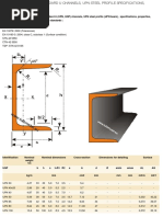 UPN (UNP) European Standard U Channels, UPN Steel Profile ...