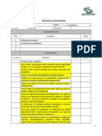 Relatório de Atividades 26.01.18