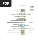 Stall Speed Calculator