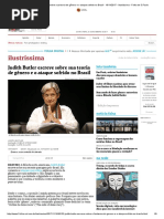 Judith Butler Escreve Sobre Sua Teoria de Gênero e o Ataque Sofrido No Brasil - 19-11-2017 - Ilustríssima - Folha de S