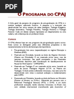 O PROGRAMA DO CPAJ