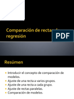 Comparacion de Rectas de Regresion