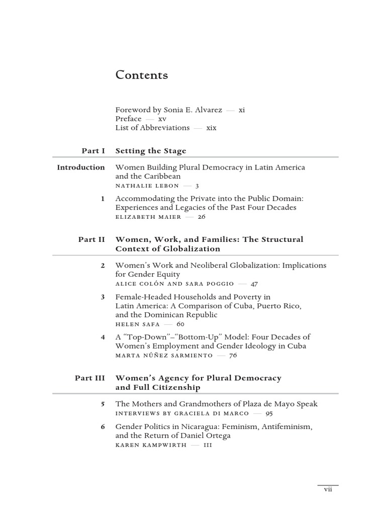 Maier, Lebon Eds - Women's Activism in Latin America and The Caribbean ...