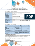 Guía de Actividades y Rubrica de Evaluacion Fase 2 Definir y Analizar El Problema