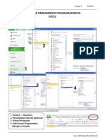 Habilitar Programador en Excel