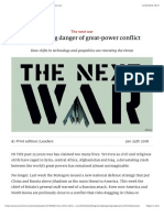 The Growing Danger of Great-Power Conflict - The Next War