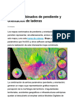 SIG Mapas de Pendiente y Orientación Laderas