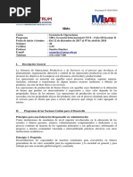 Sílabo - Gerencia de Operaciones (SPOOC) - MBA 116 Sección B