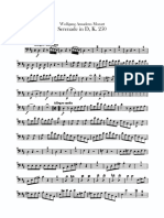Mozart Serenade in D, K.250 Cello PDF