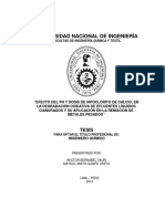 Efecto Del Ph y Dosis de Hipoclorito de Calcio, En La Degradación Oxidativa de Efluentes Liquidos Cianurados y Su Aplicacion en La Remocion