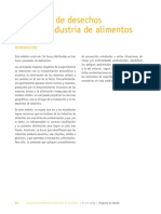 Manejo de Desechos en La Industria de Alimentos