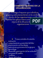 Comportamiento humano en organizaciones