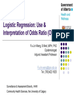 Fu Linwang LogisticRegressionOddsRatio Fall2011 PDF