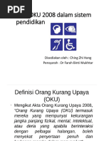 Keberkesanan Akta OKU 2008 Dalam Sistem Pendidikan (Recovered)