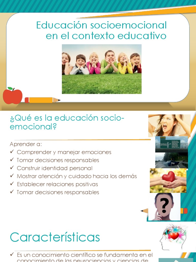 Educacion Socioemocional en El Contexto Educativo | PDF | Las emociones ...