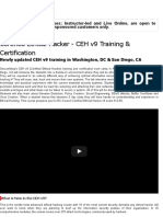 CEH Training Certification & Bootcamp in Washington DC, Dulles, VA and San Diego, CA, CEH v9