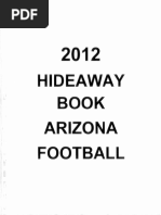 Rich Rodriguez's 2012 Hideaway Book