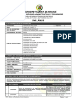 Syllabus Tecnicas de Simulacion 2017-2017