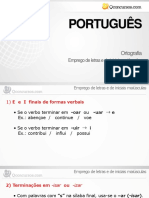 Ortografia - Emprego de Letras e de Iniciais Maiusculas PDF