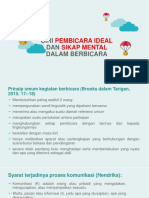 Ciri Pembicara Ideal Dan Sikap Mental Dalam Berbicara