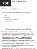 Chapter 3-1. Carrier Action: Topics To Be Covered in This Chapter