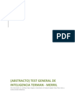 TERMAN MERRIL TEST Manual Interp