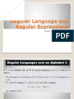 Regular Language and Regular Expressions