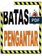 Batas Pengantar