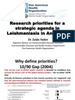 Research Agenda For Leishmaniasis ZY