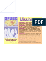 GFUBC Missionaries