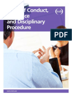 IOSH Code of Conduct and Disciplinary Procedure Guidance
