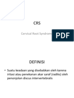 Cervical Root Syndrome