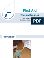 First Aid: Thermal Injuries