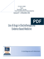 Electrotherapy - Use of Drug and EBM