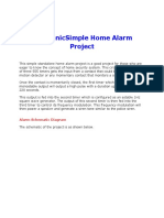 Electronic: Simple Home Alarm Project
