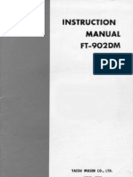 Yaesu FT-902DM Instruction Manual