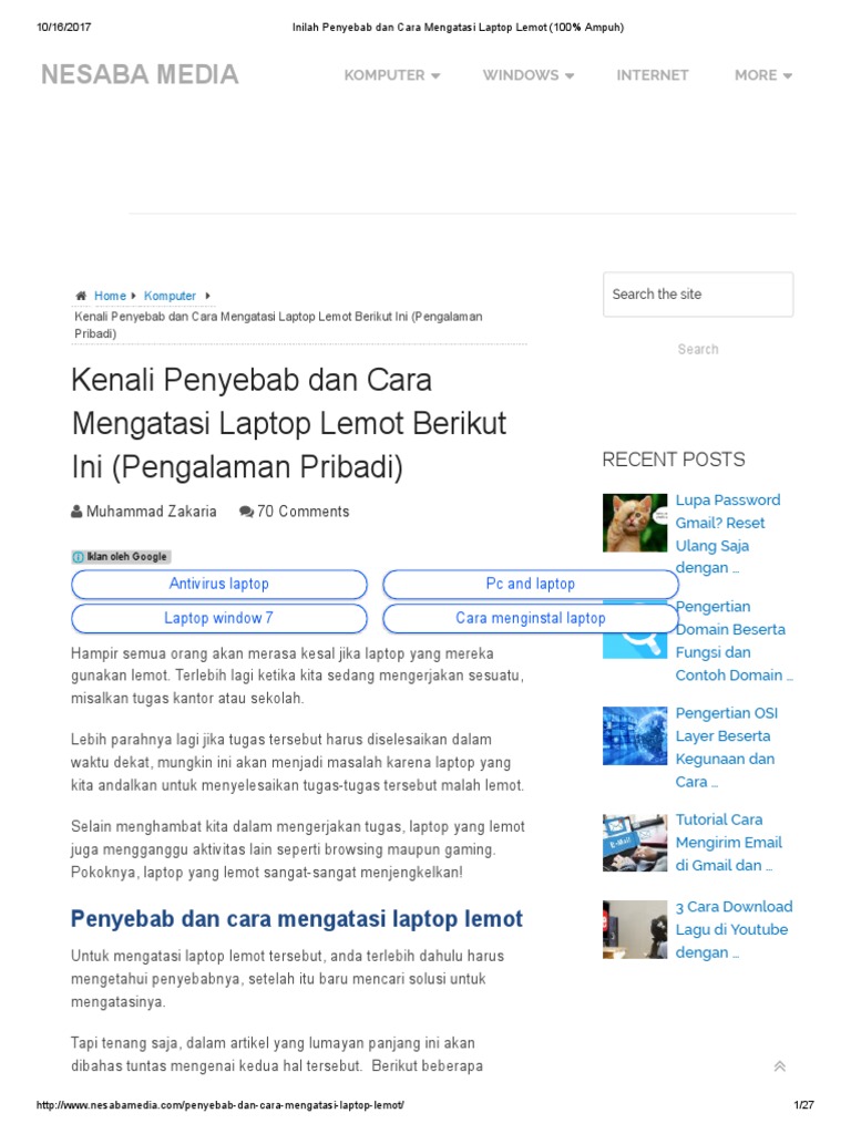 Cara instal ulang laptop asus k43u windows 7 32-bit