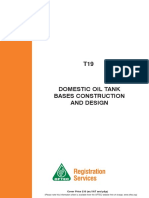 Domestic Oil Tank Bases Construction and Design: Cover Price 10 (Ex - VAT and P&P)